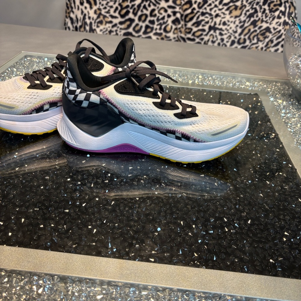 Saucony Women's Athletic Shoes in Black, White